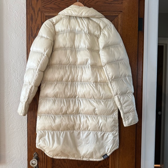Oiselle Kara Puffy Shacket | cream | size small - Picture 7 of 7